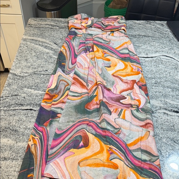 Mara Hoffman Yara Strapless Dress , Multi - Picture 6 of 14